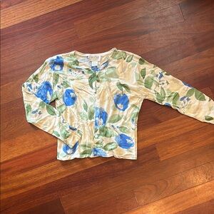 Women’s size M floral cardigan